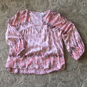 Pink boho style top by Alya 🌸 🌸